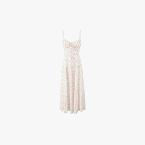 Mason | Women's Floral Print Dress Women's Summer Boho Casual Midi Dress - Mason Luxor Men Fashion